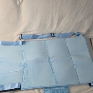 Light Blue Portable Travel BED for Babies Or Toddlers.